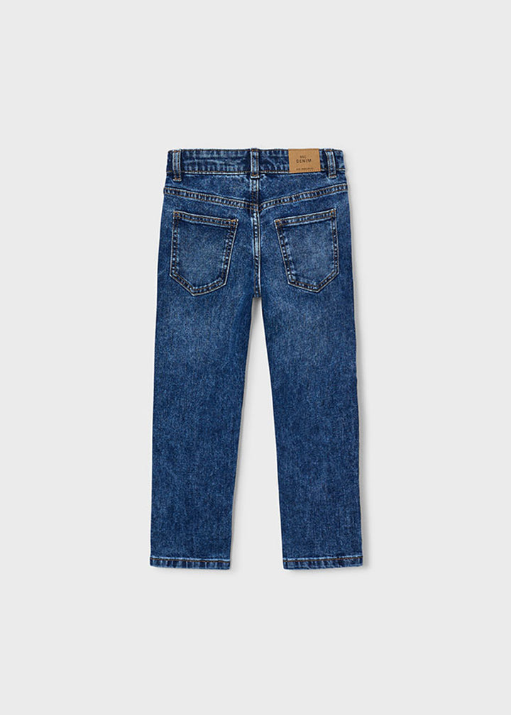 Pantalone da bambino Mayoral 540 denim blu - dettaglio 1