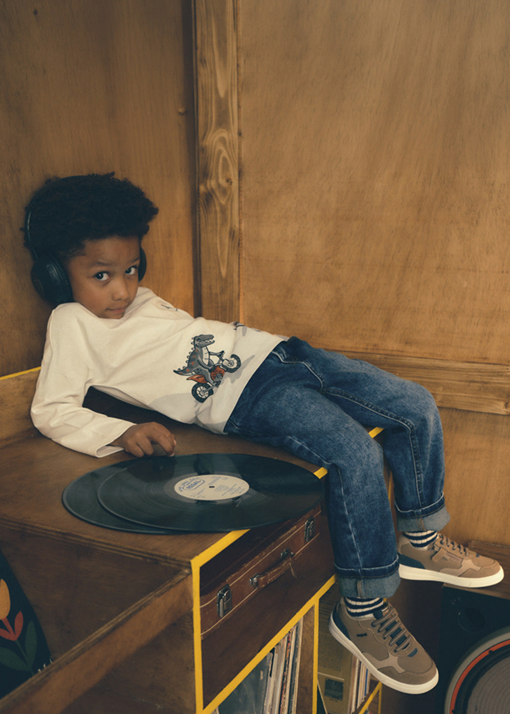 Pantalone da bambino Mayoral 540 denim blu - dettaglio 3