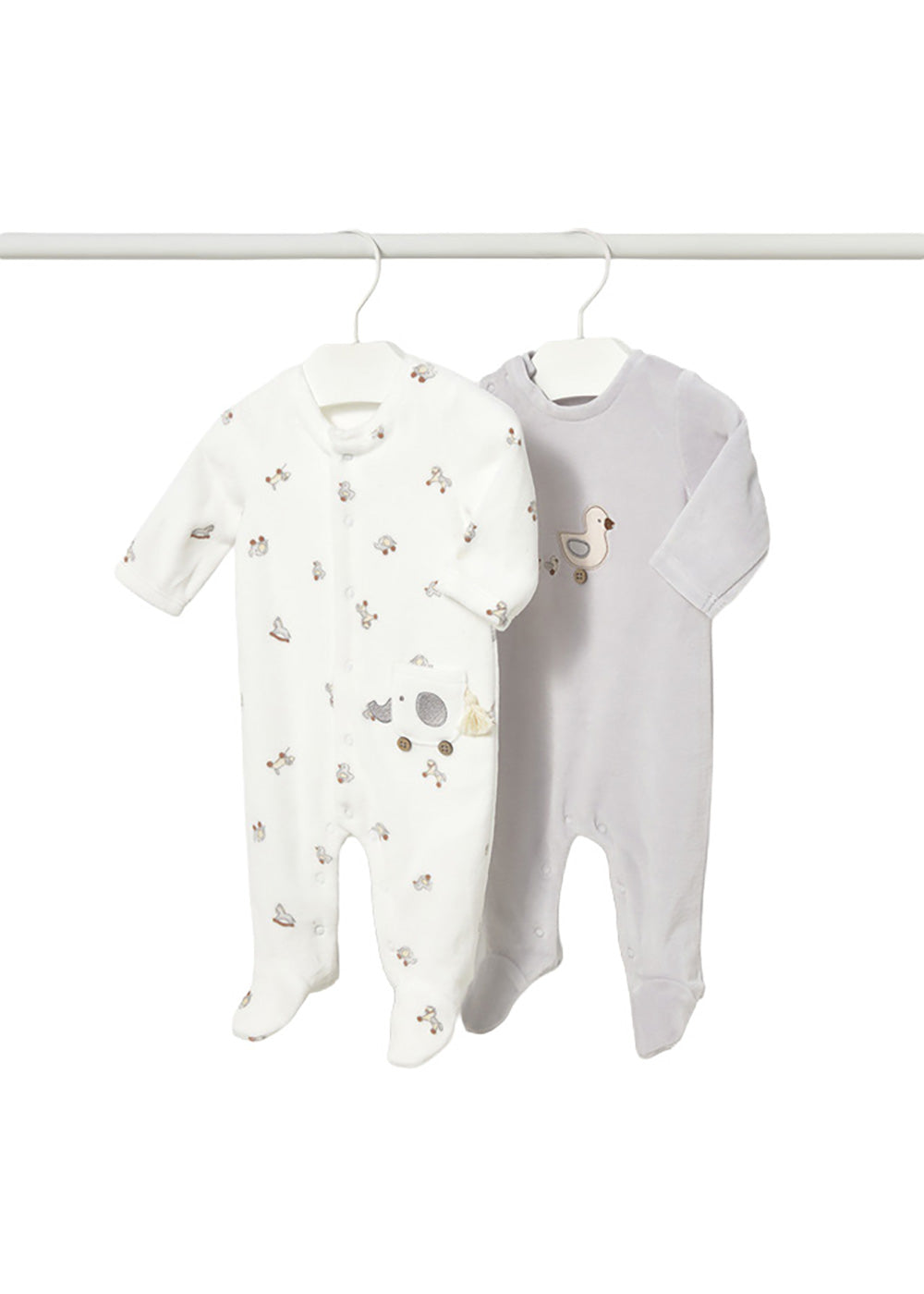 Tutina neonato grigio chiaro Mayoral modello 2763