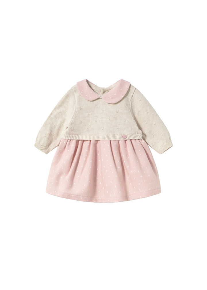 Abito neonata rosa Mayoral modello 2801