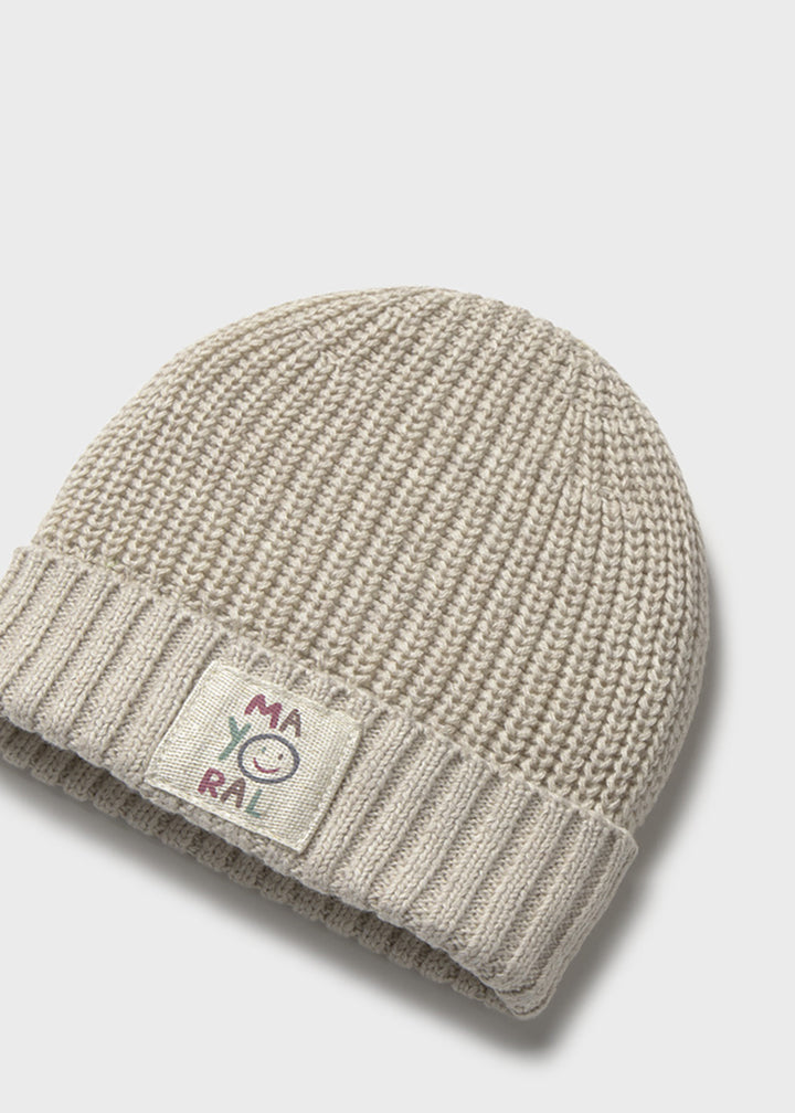 Cappello neonato tortora Mayoral vista posteriore