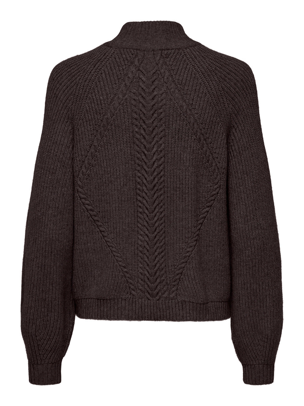Pullover donna marrone Only - vista posteriore