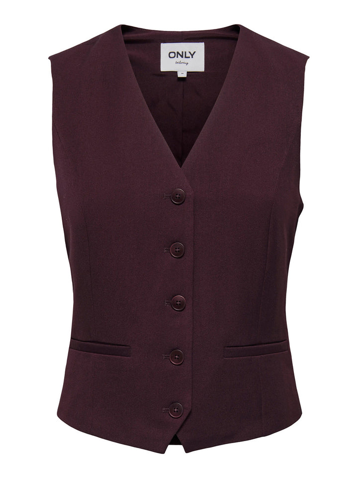 ONLY Gilet ONLY da DONNA - Rosso