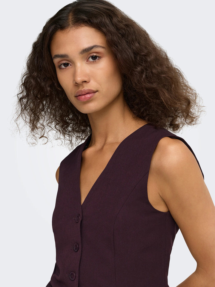 ONLY Gilet ONLY da DONNA - Rosso