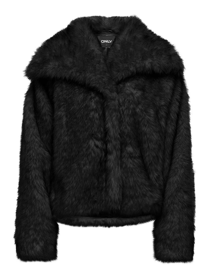 Giubbotto donna nero Only - vista frontale