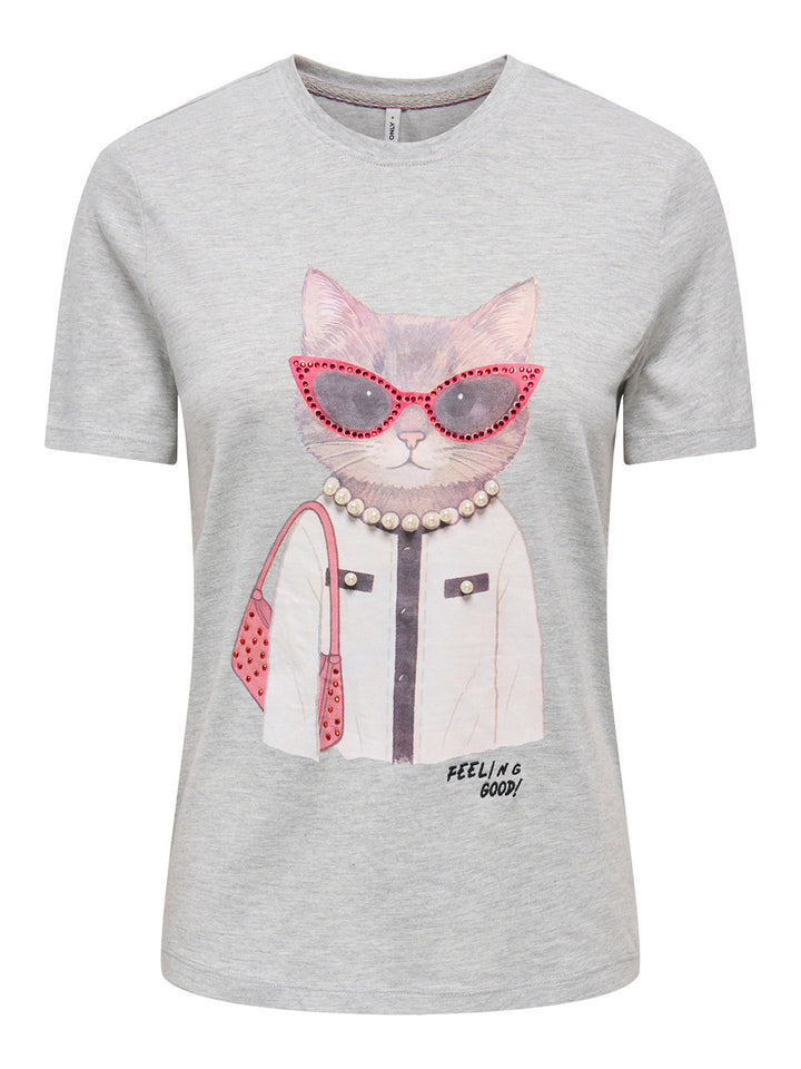 ONLY T-shirt ONLY da DONNA - Grigio
