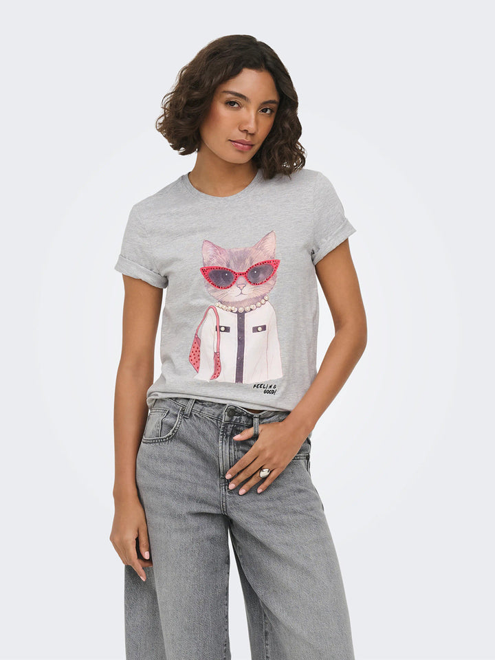 ONLY T-shirt ONLY da DONNA - Grigio