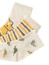 Set of 3 pairs of oatmeal baby socks