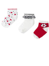 Set of 3 pairs of girls' socks