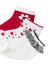 Set of 3 pairs of girls' socks