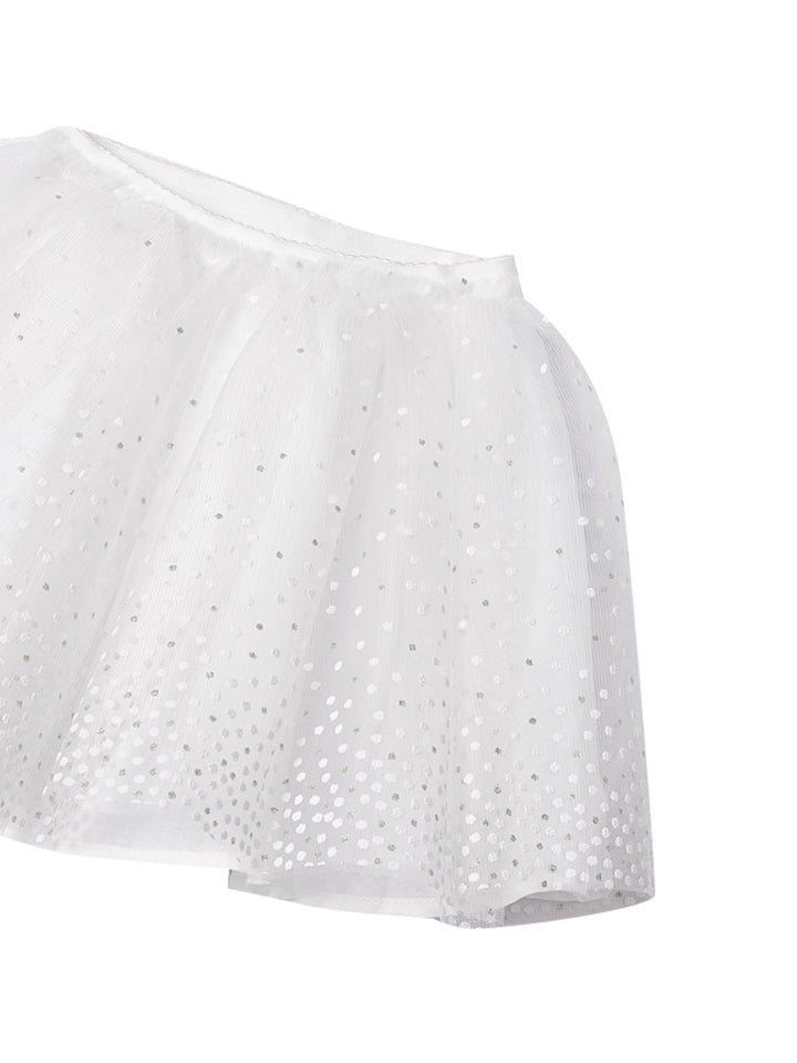 Gonna bambina in tulle glitter