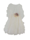 Vestito comunione bambina manica velo