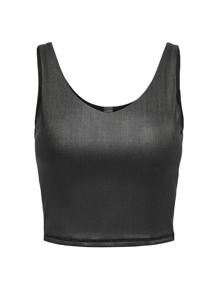 Cora bralette sportiva donna nero imbottita