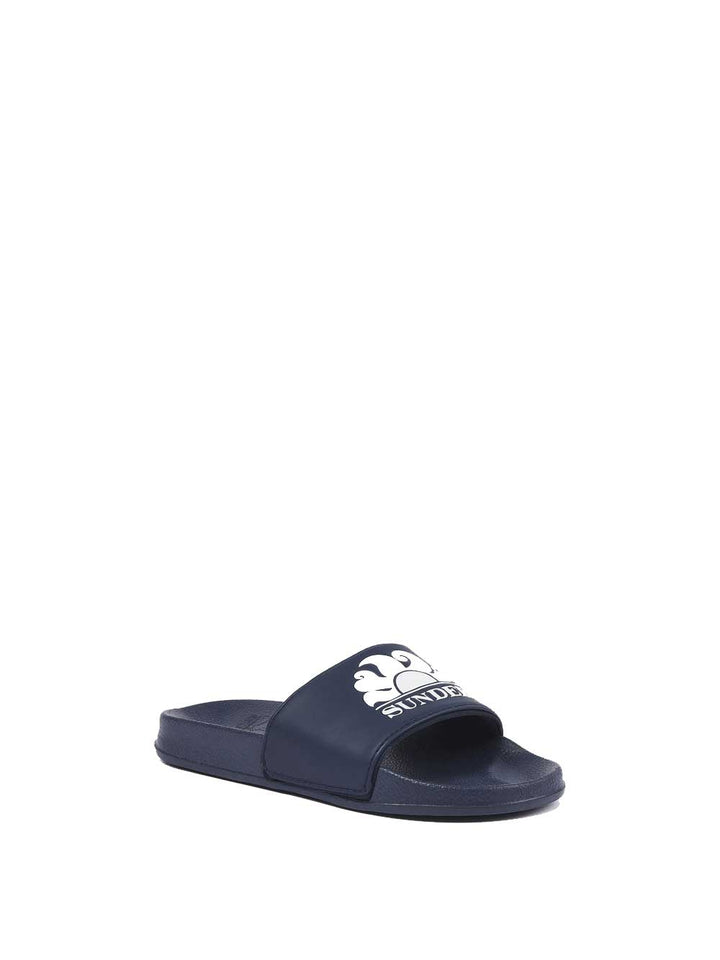 Mini costa ciabatta bambino a fascia blu