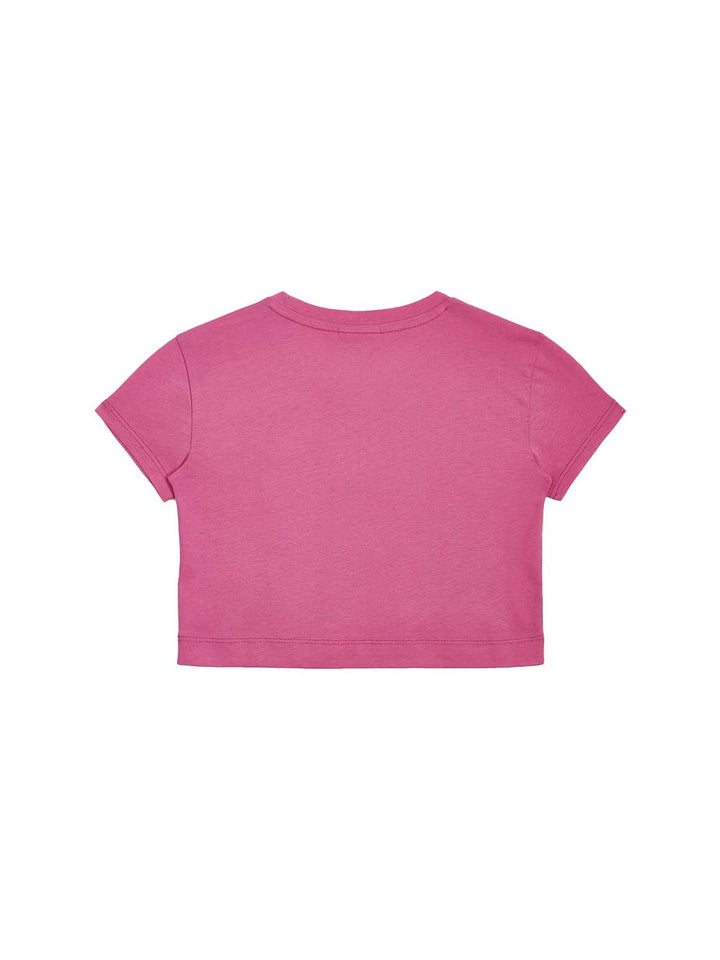 Cropped t-shirt bambina ibisco