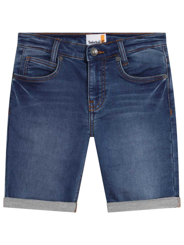 5-pocket children's denim bermuda shorts