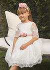 ABEL AND LULA Dress for GIRL - Cream