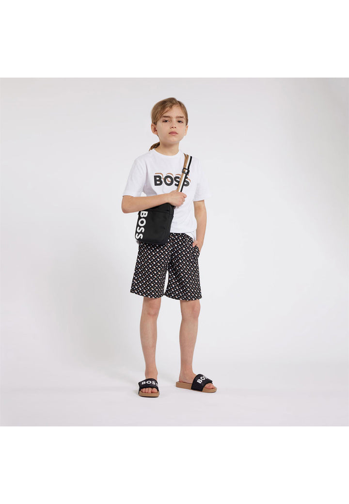 T-shirt BOSS da BAMBINO - Bianco