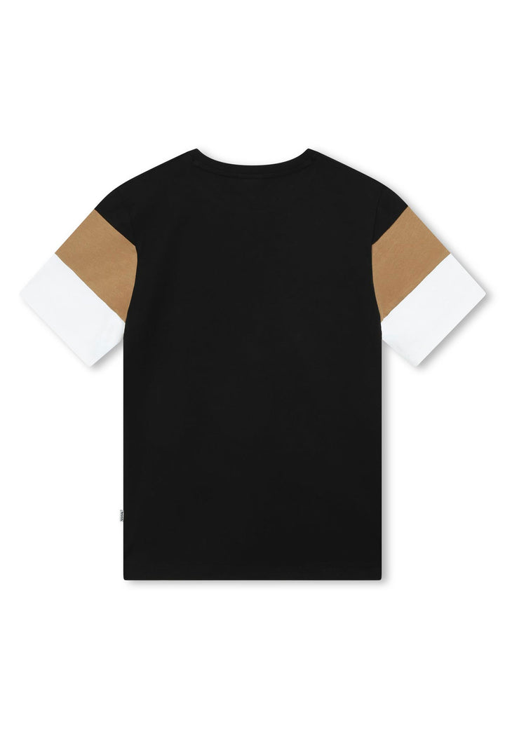 T-shirt BOSS da BAMBINO - Nero