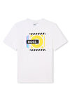 T-shirt BOSS da BAMBINO - Bianco