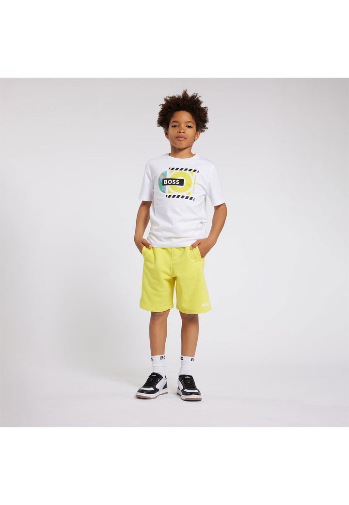 T-shirt BOSS da BAMBINO - Bianco