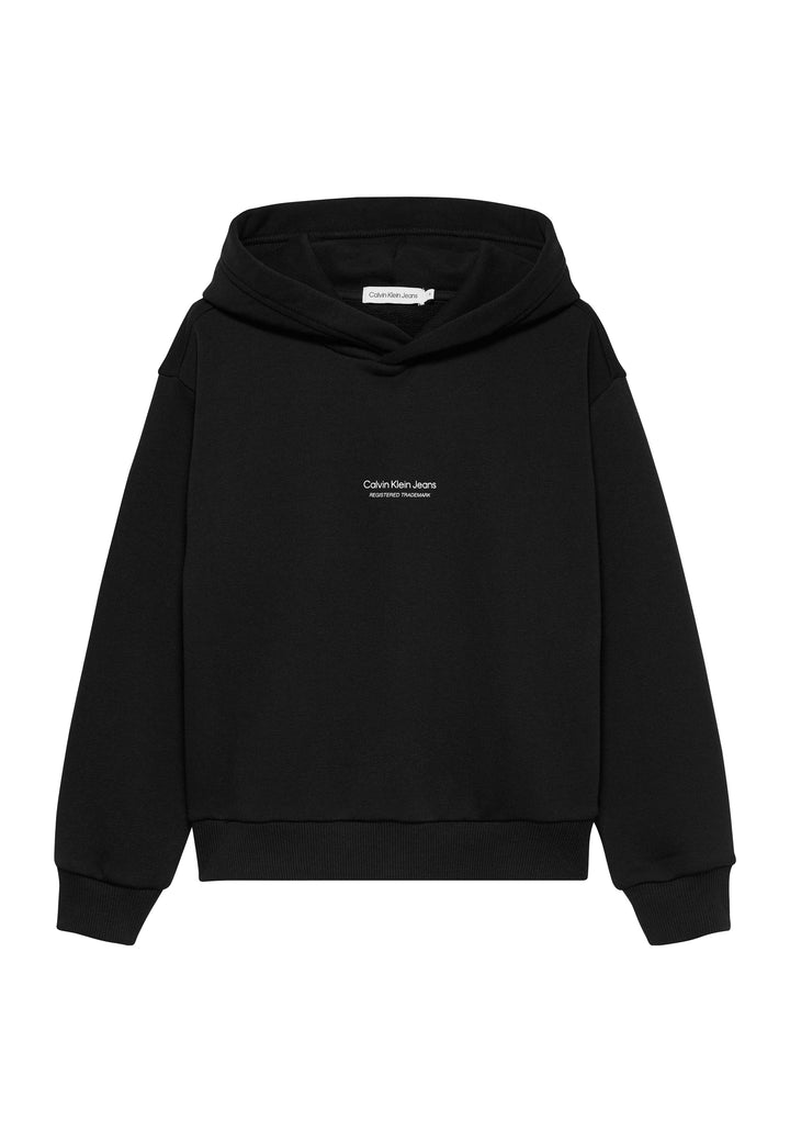 Felpa CALVIN KLEIN JEANS da BAMBINO - Ck Black
