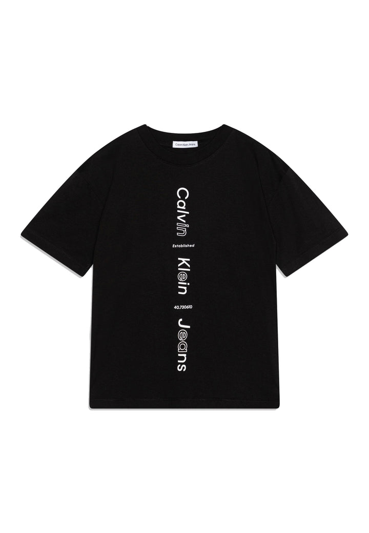 T-shirt CALVIN KLEIN JEANS da BAMBINO - Ck Black