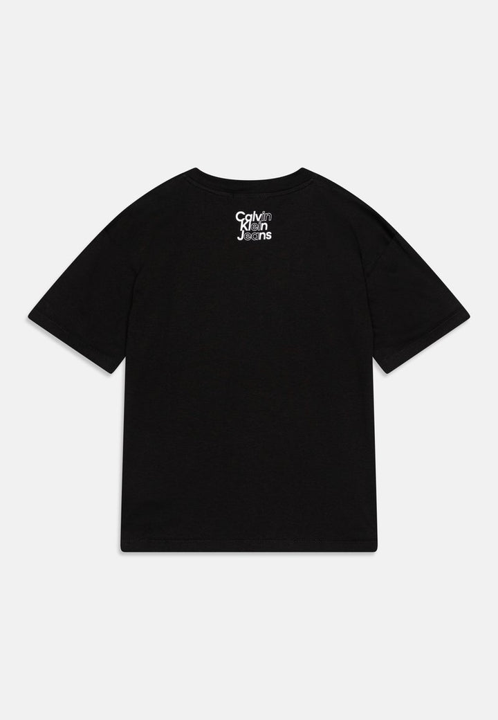T-shirt CALVIN KLEIN JEANS da BAMBINO - Ck Black