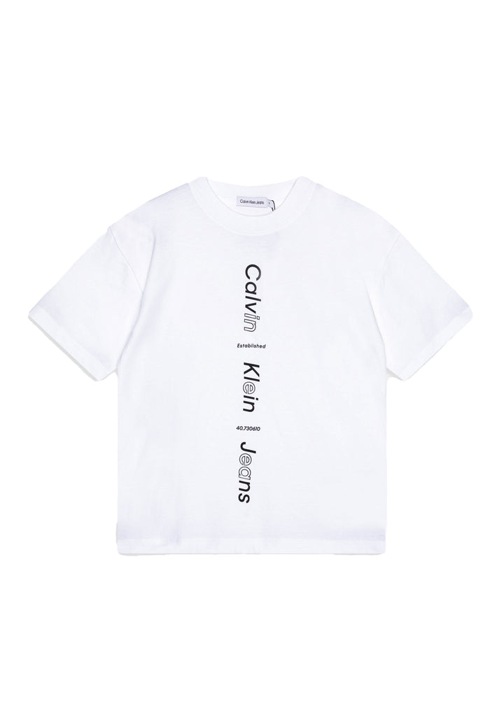 T-shirt CALVIN KLEIN JEANS da BAMBINO - Bright White