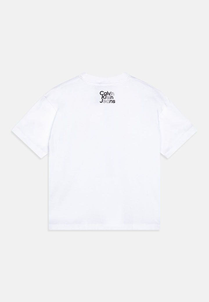 T-shirt CALVIN KLEIN JEANS da BAMBINO - Bright White