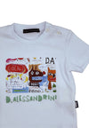 T-shirt DANIELE ALESSANDRINI da BAMBINO - WHITE
