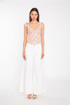 Body GLAMOROUS da DONNA - PINK MULTI FLORAL LACE