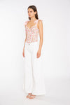Body GLAMOROUS da DONNA - PINK MULTI FLORAL LACE
