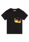 T-shirt HUGO da BAMBINO - Nero
