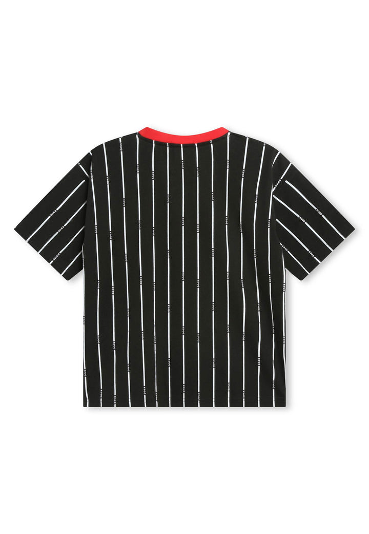 T-shirt HUGO da BAMBINO - Nero