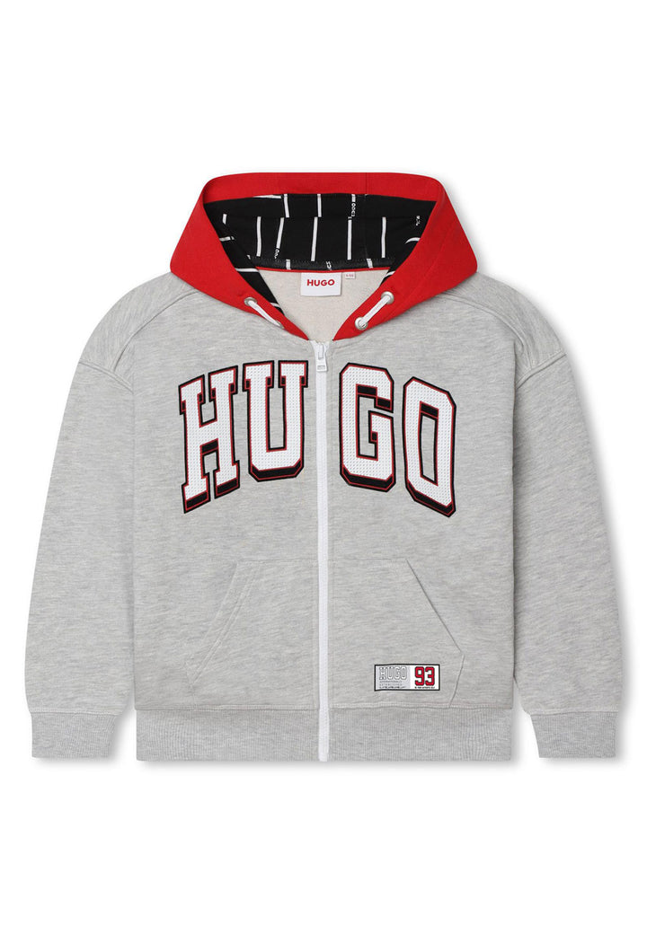Felpa HUGO da BAMBINO - Grigio