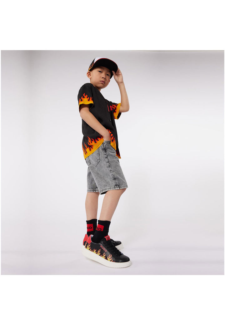 HUGO Bermuda Shorts for KIDS - Grey