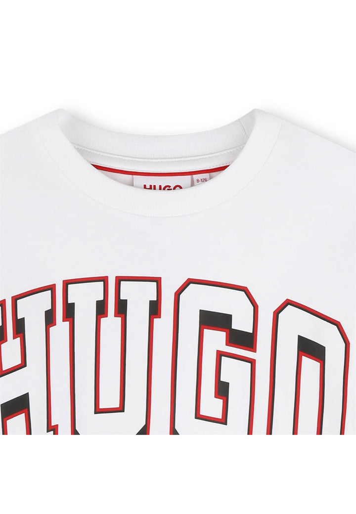 T-shirt HUGO da BAMBINO - Bianco