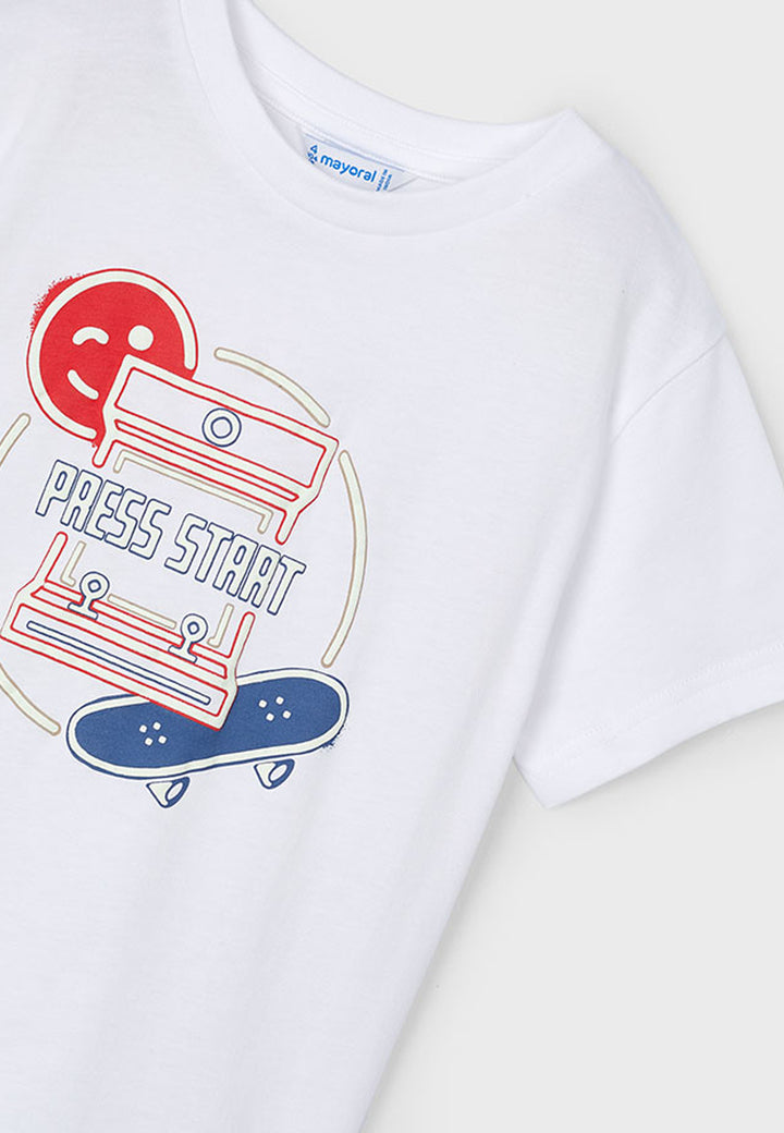 T-shirt MAYORAL da BAMBINO - Bianco