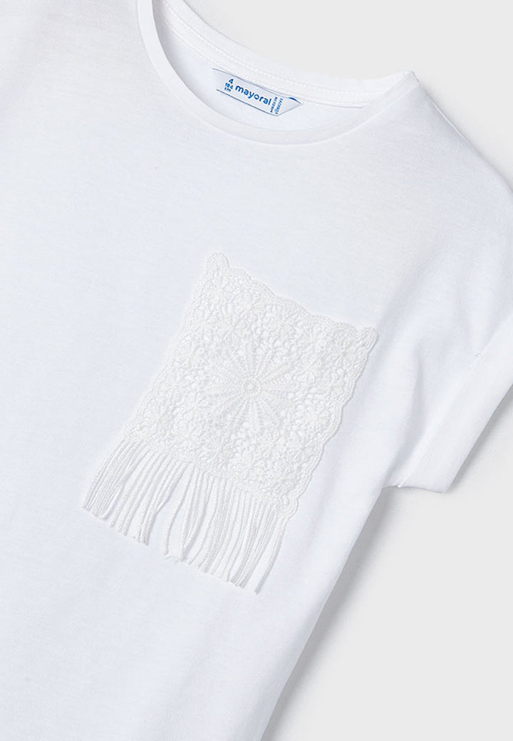MAYORAL T-shirt for GIRLS - White