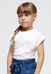 MAYORAL T-shirt for GIRLS - White