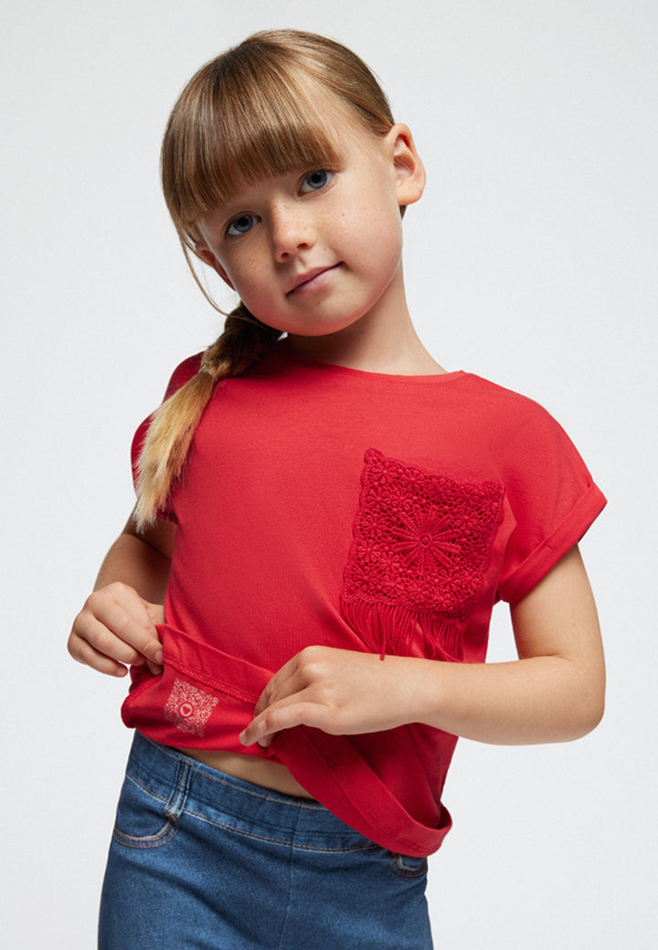 MAYORAL T-shirt for GIRLS - Grenadine