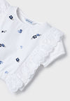 T-shirt MAYORAL da BAMBINA - Bco-blu