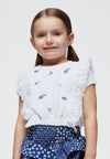 T-shirt MAYORAL da BAMBINA - Bco-blu