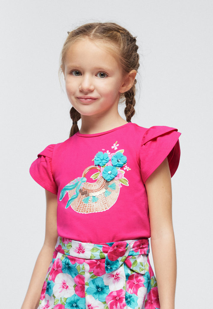 T-shirt MAYORAL da BAMBINA - Fucsia