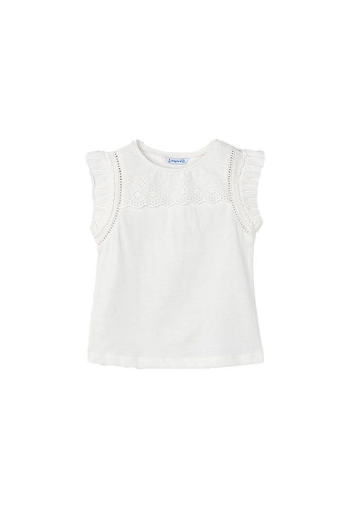 MAYORAL T-shirt for GIRL - Ecru
