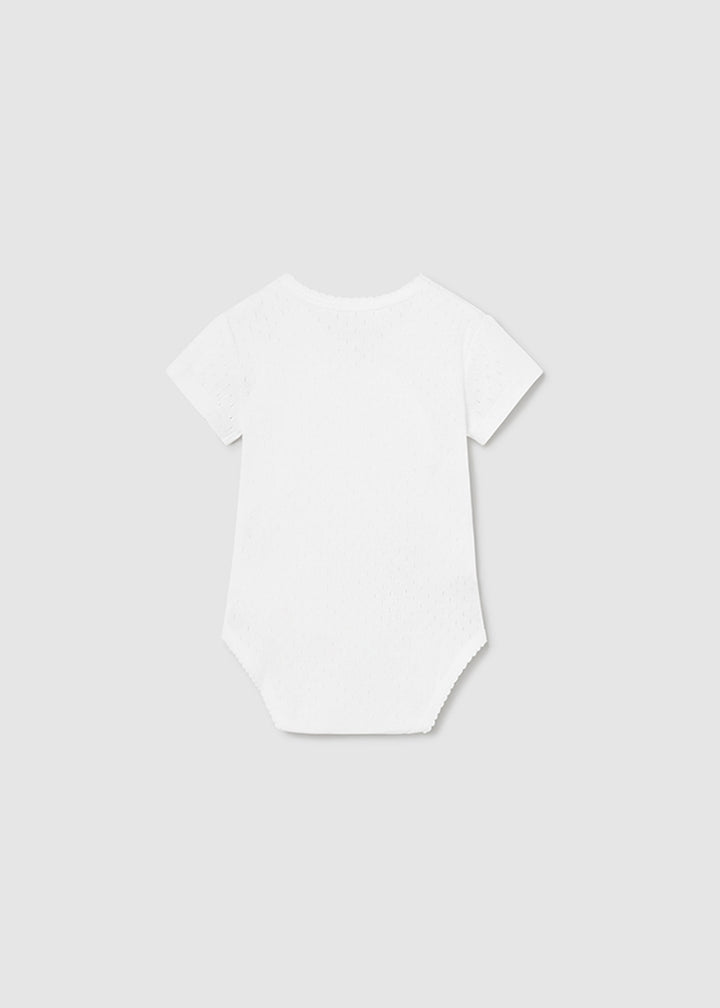 Body MAYORAL NEWBORN da NEONATA - Bianco