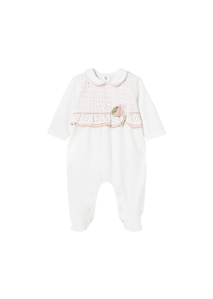 Tutina MAYORAL NEWBORN da NEONATA - Bianco