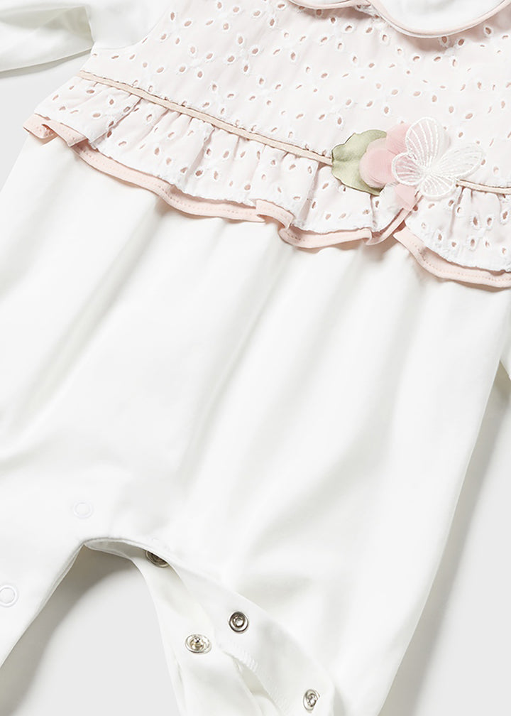 Tutina MAYORAL NEWBORN da NEONATA - Bianco