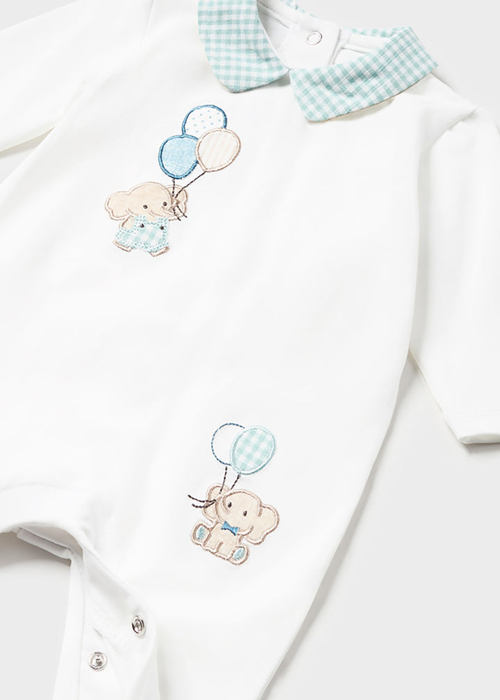 MAYORAL NEWBORN Baby Romper - White